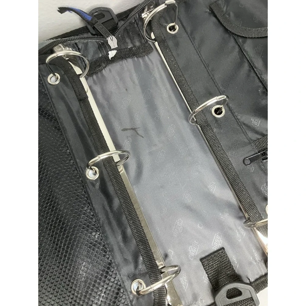 Case-It Dual Ring Zipper Binder Two D-Rings 3-4